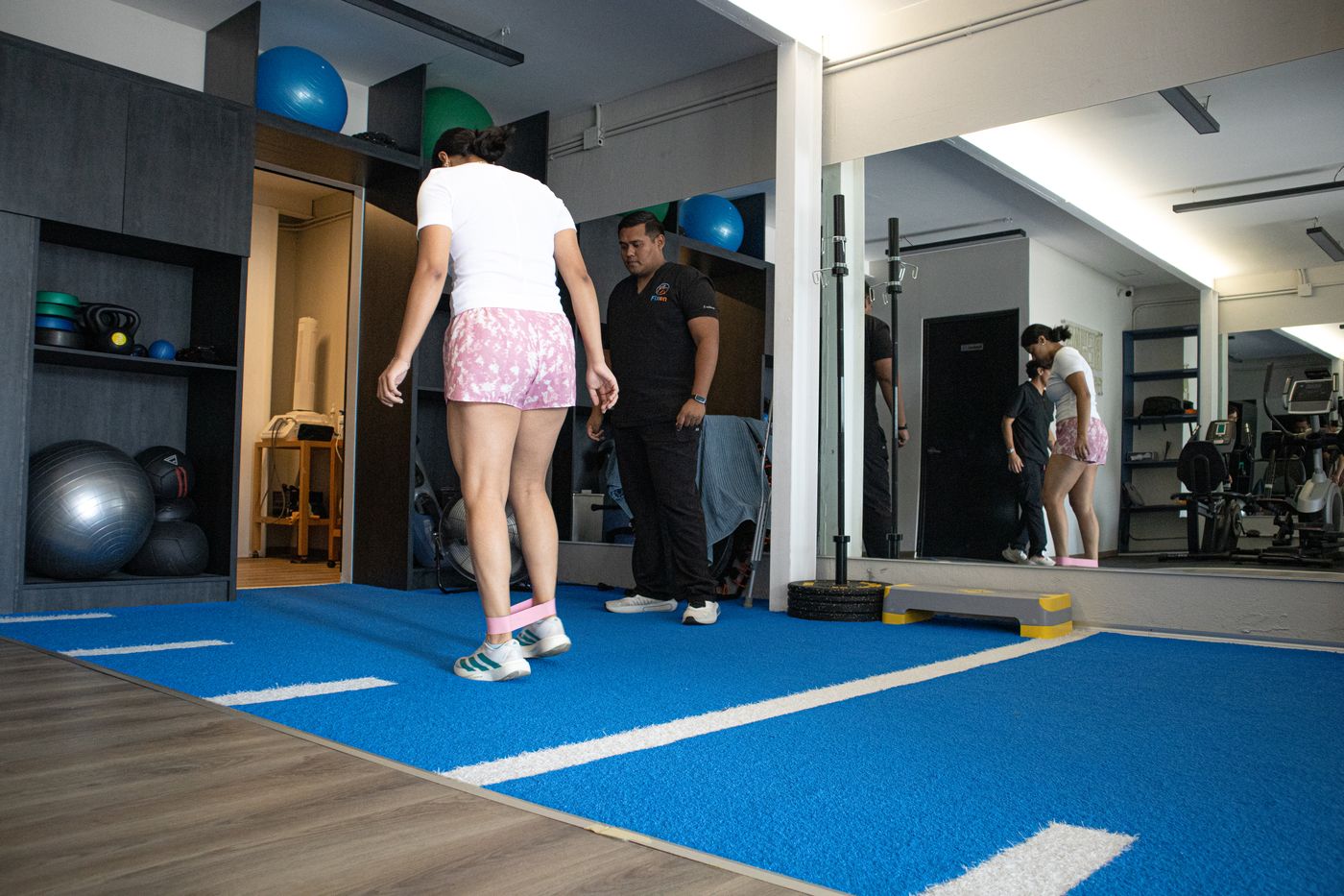 Readaptación deportiva con desplantes supervisados por terapeuta