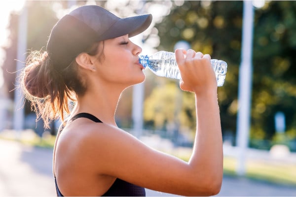 Hidratación por exceso de ejercicio